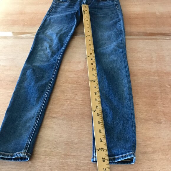 Rag & Bone Cate Mid Rise Skinny Jeans Women 26 Mid Rise Dark Wash Stretch 16297 - Picture 7 of 13